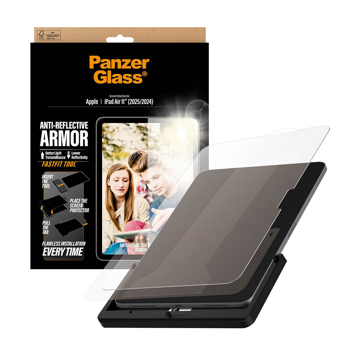 PanzerGlass® Anti-Reflective Armor Screen Protector iPad Air 11